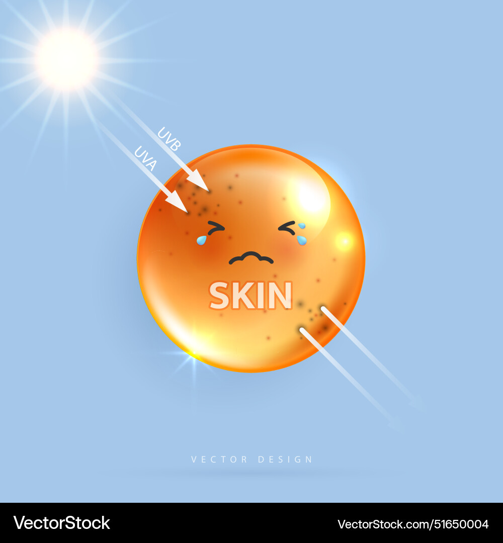 Protected shield from the suns rays degrees Protected shield from the suns rays degrees Vector Image