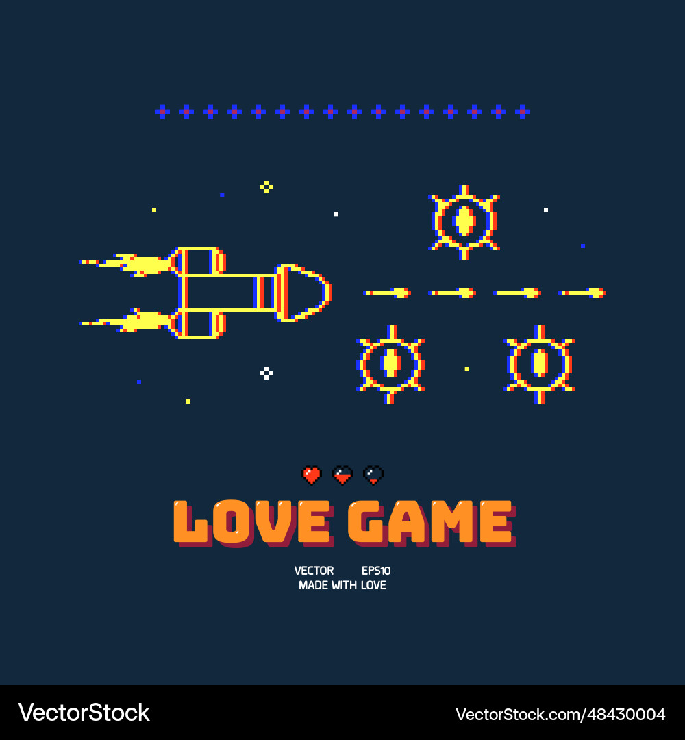 Spaceship and aliens in space fertilization Vector Image
