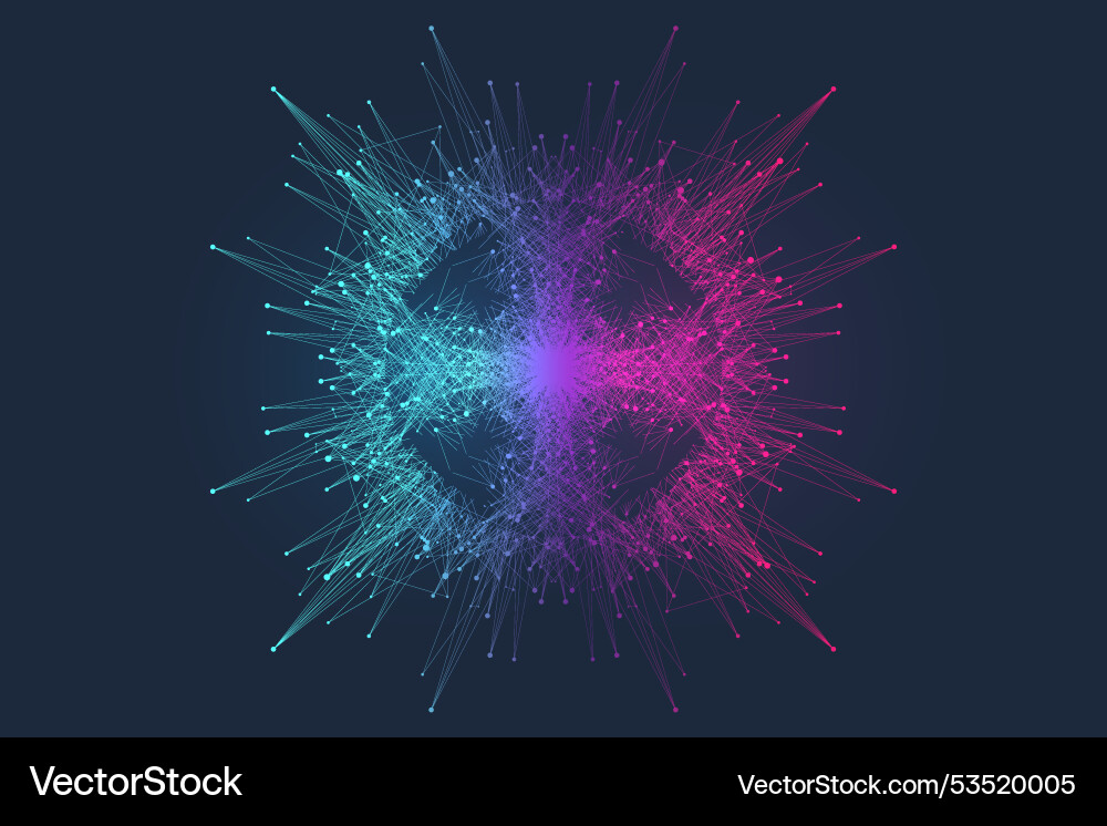 Ai banner concept in the digital style generative Ai banner concept in the digital style generative vector image
