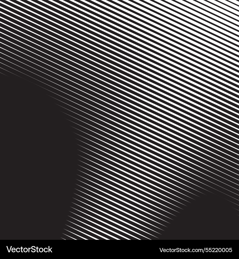 Black stripes line with halftone pattern abstract Vector Image