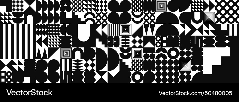 Brutalist geometric texture with simple shapes Brutalist geometric texture with simple shapes vector image