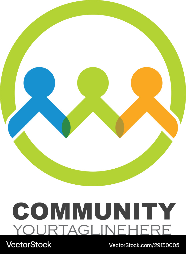Community network and social icon design Vector Image
