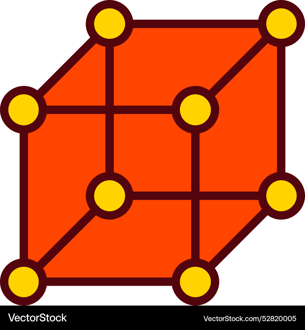 Cube icon design Vector Image