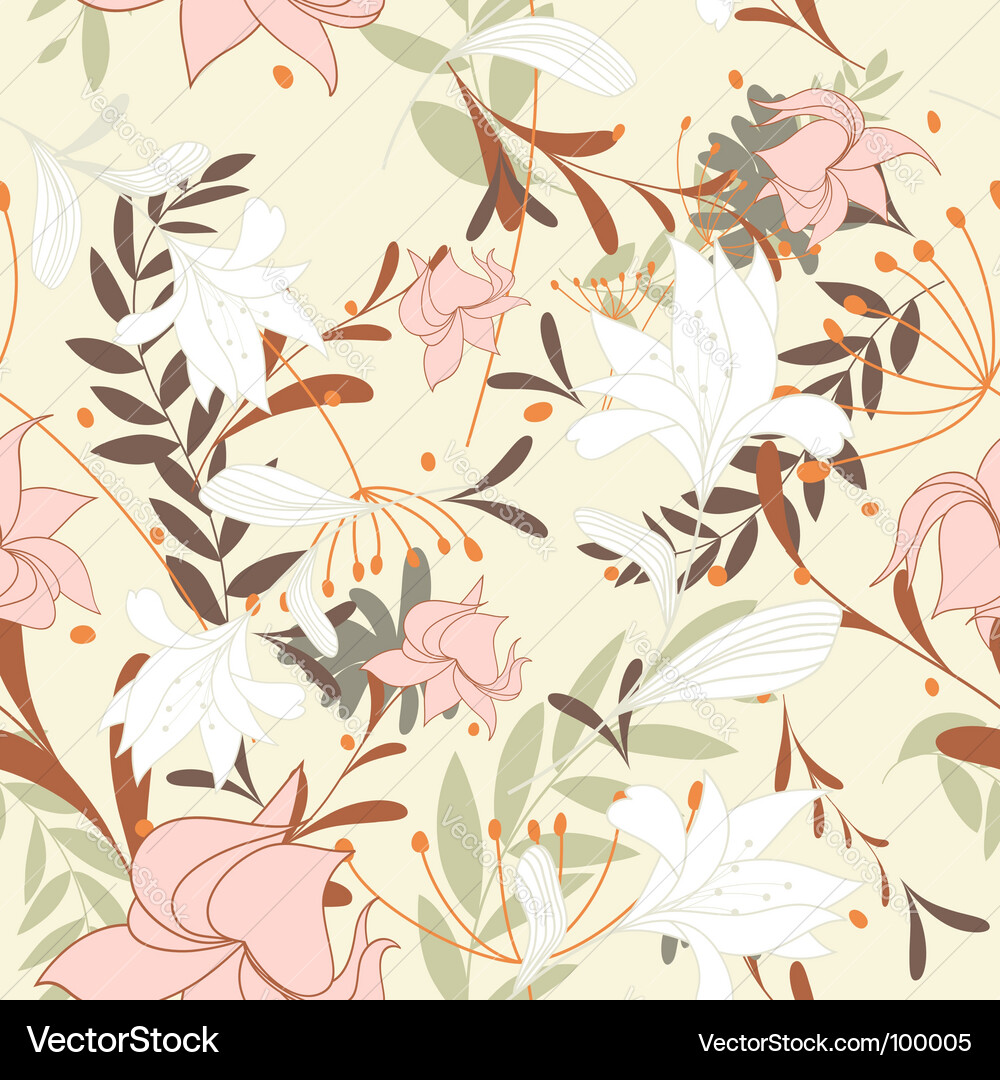 Floral background Royalty Free Vector Image - VectorStock