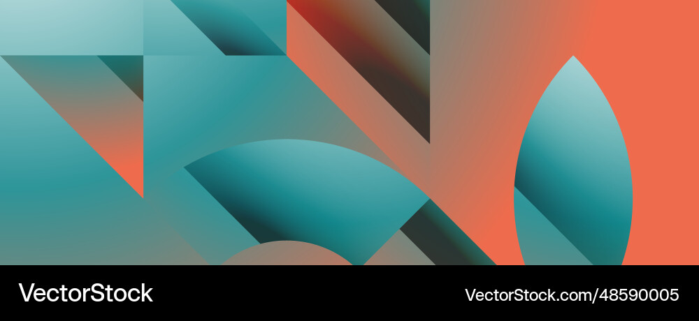 Simple geometric forms - dynamic Vector Image