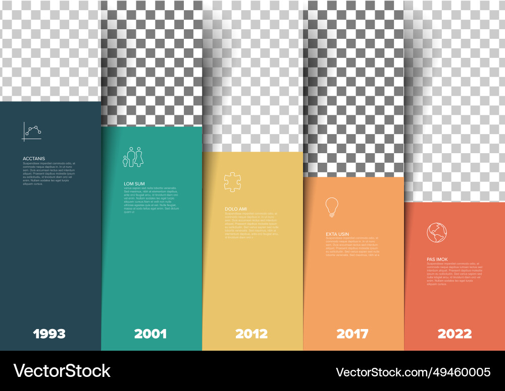 Simple minimalistic stripe steps with photo Simple minimalistic stripe steps with photo vector image
