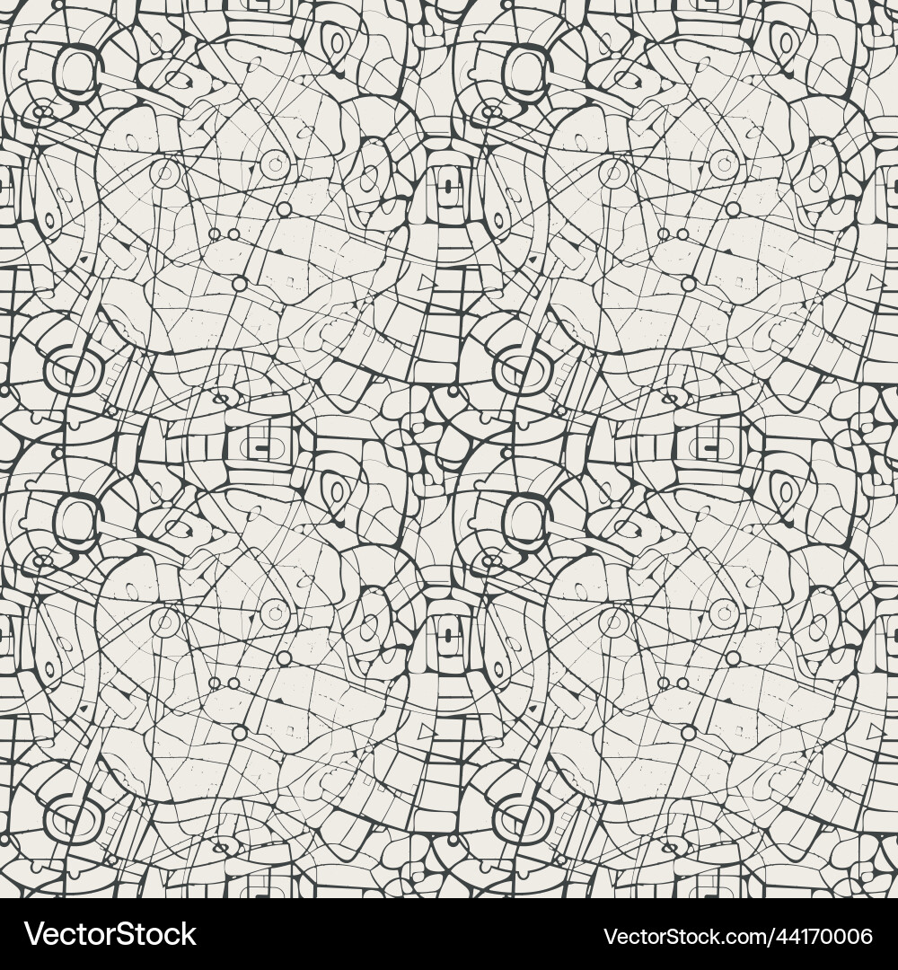 Abstract City Grid Pattern vector image