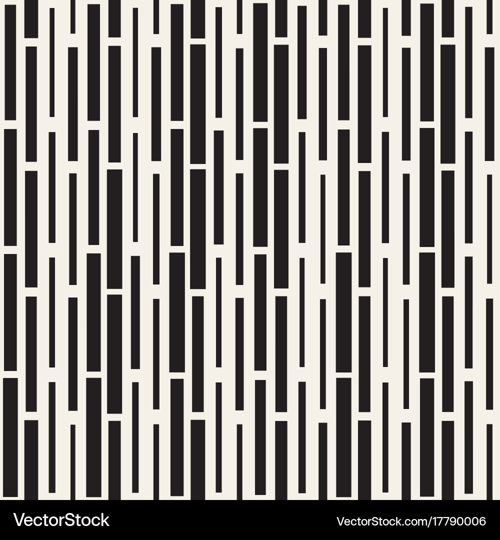 Black and white irregular dashed lines pattern Vector Image