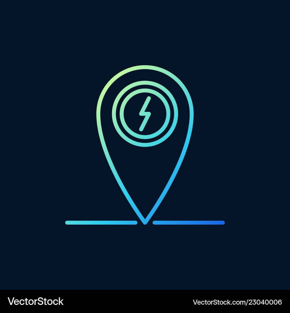Electric Pointer with Lightning vector image