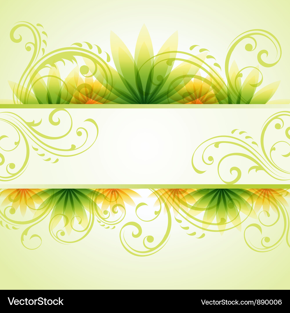 Floral Spring Summer Background Royalty Free Vector Image