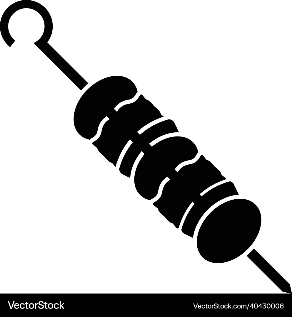 Meat stick icon design template isolated Vector Image