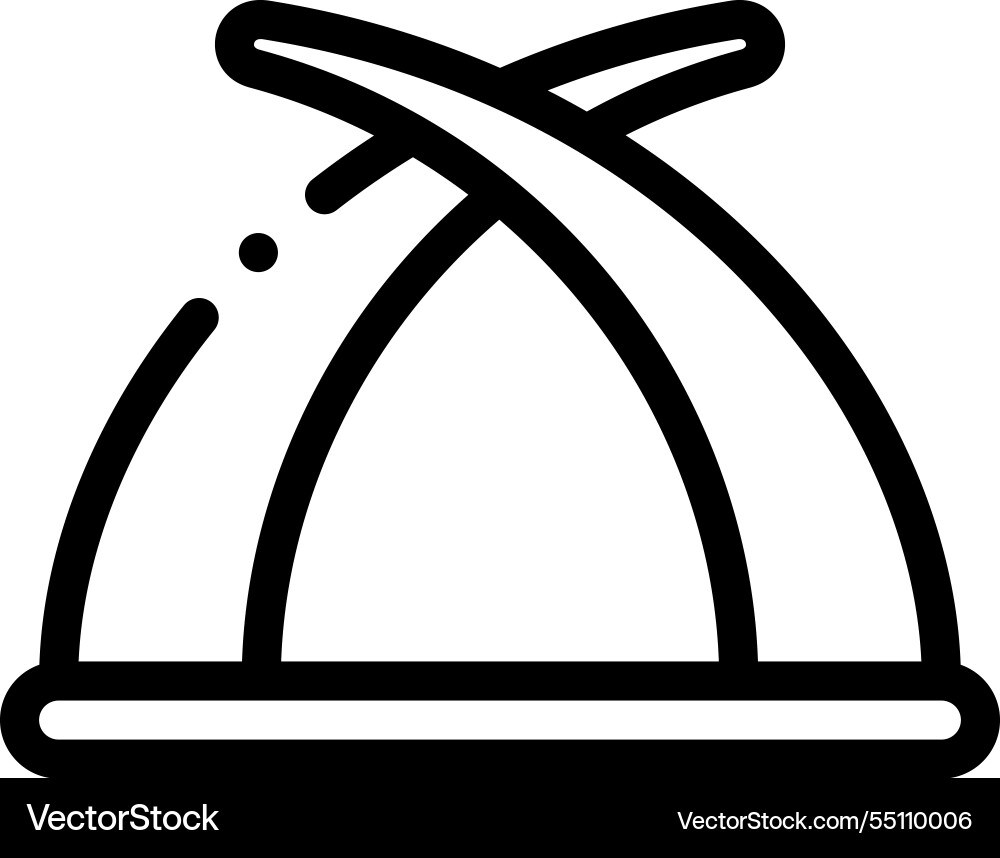 Momentum icon thin linear style design isolated Momentum icon thin linear style design isolated vector image