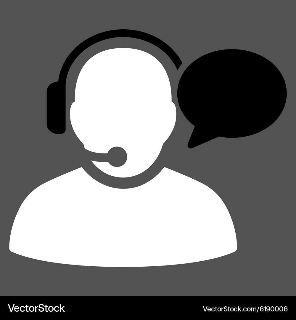 Operator message icon Vector Image