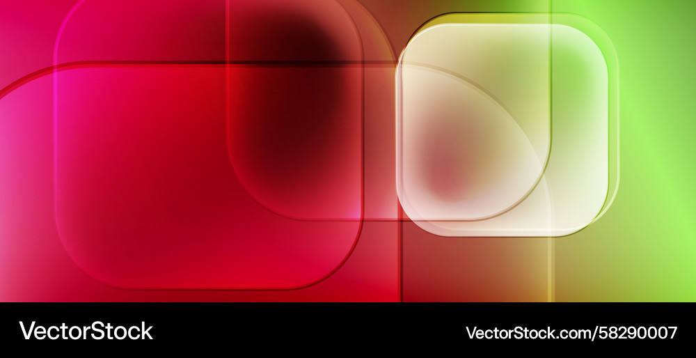 Abstract composition featuring overlapping Abstract composition featuring overlapping Vector Image