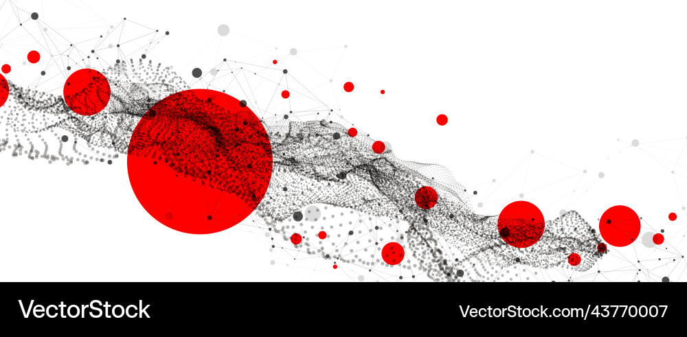 Abstract Particle Liquid Flow vector image