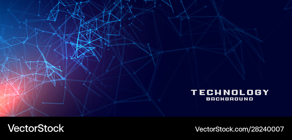 Abstract Technology Mesh Background Vector Image