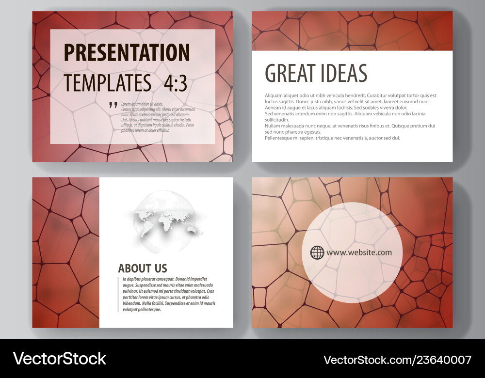 Business templates for presentation slides Business templates for presentation slides Vector Image