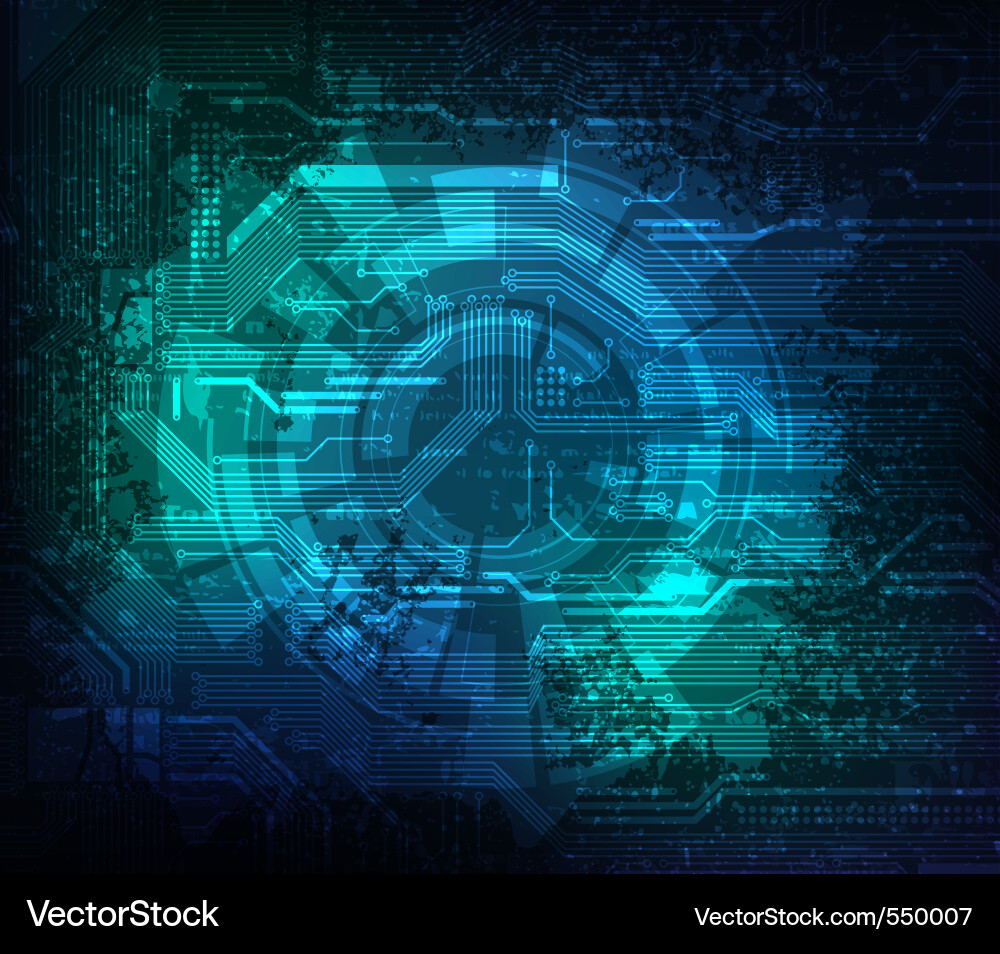 Circuit Board Abstract Background Vector Image