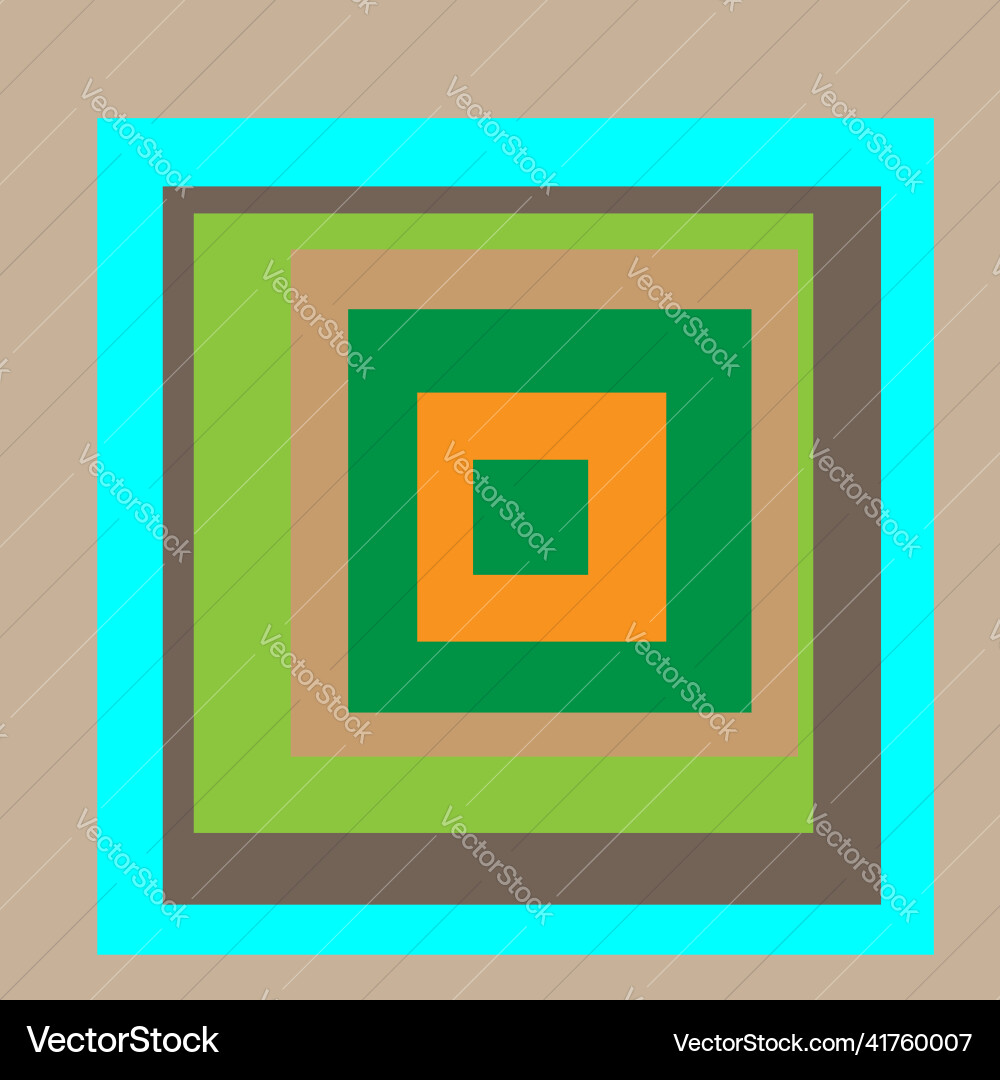Colorful random squares abstract geometric element Colorful random squares abstract geometric element vector image