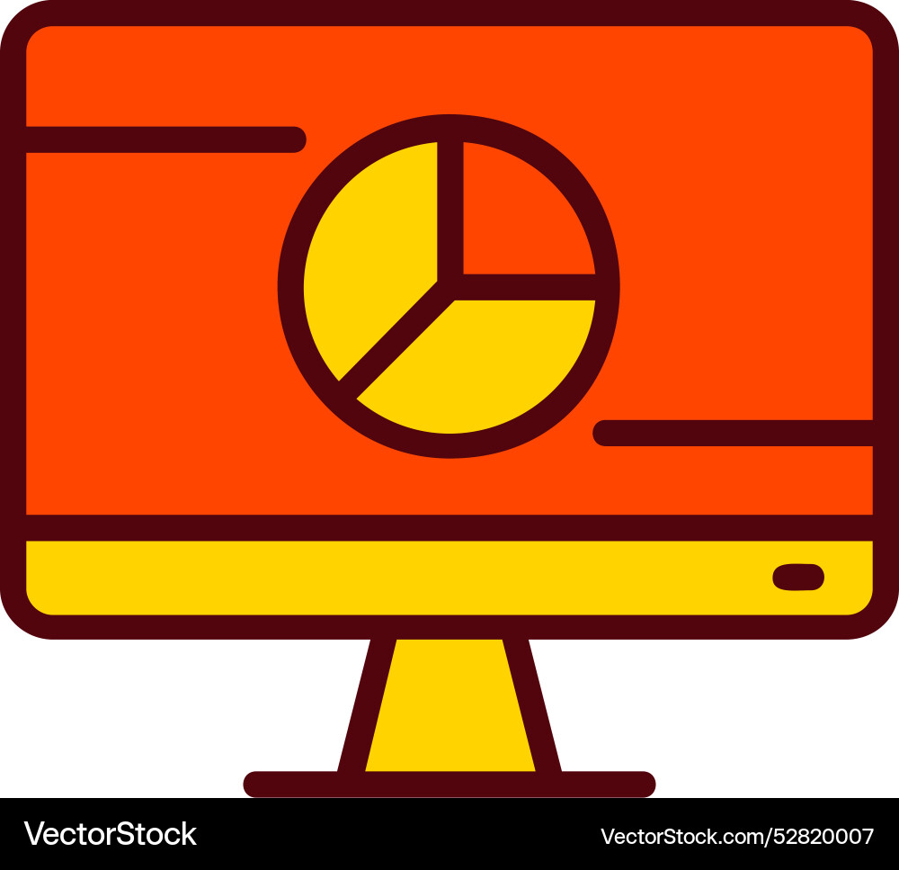 Data visualization icon design vector image