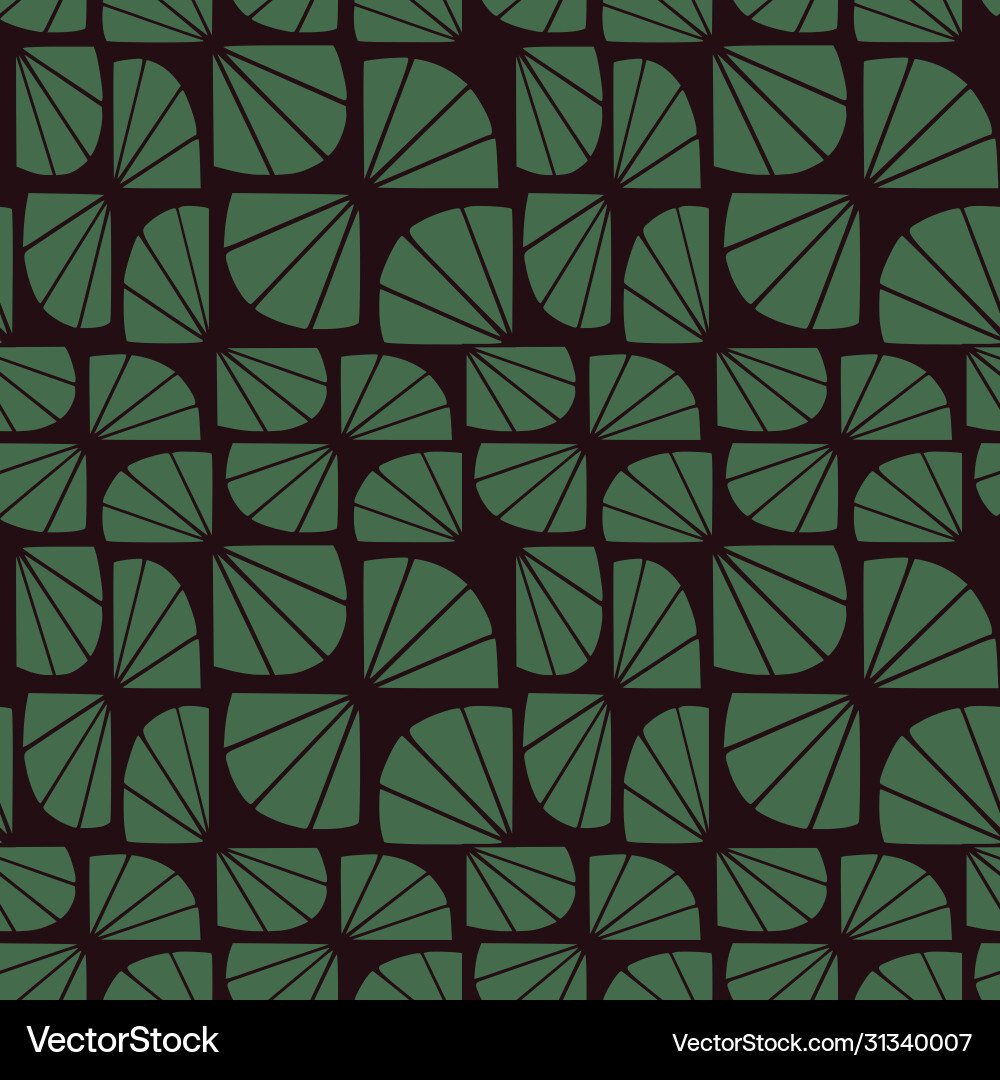 Geometric Retro Pattern vector image