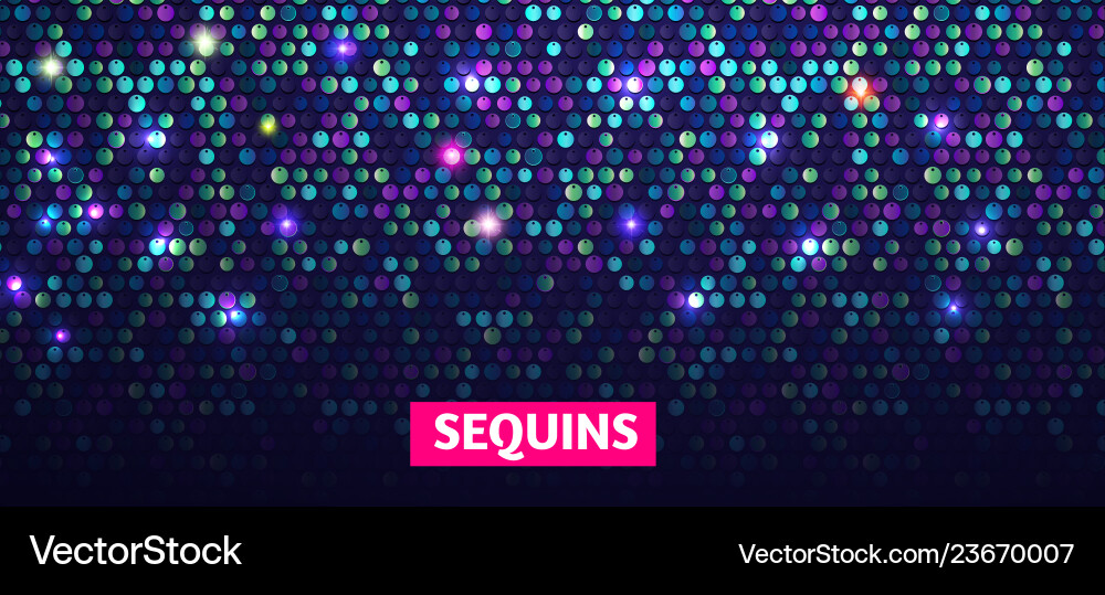 Shimmering Sequins Abstract Background Vector Image