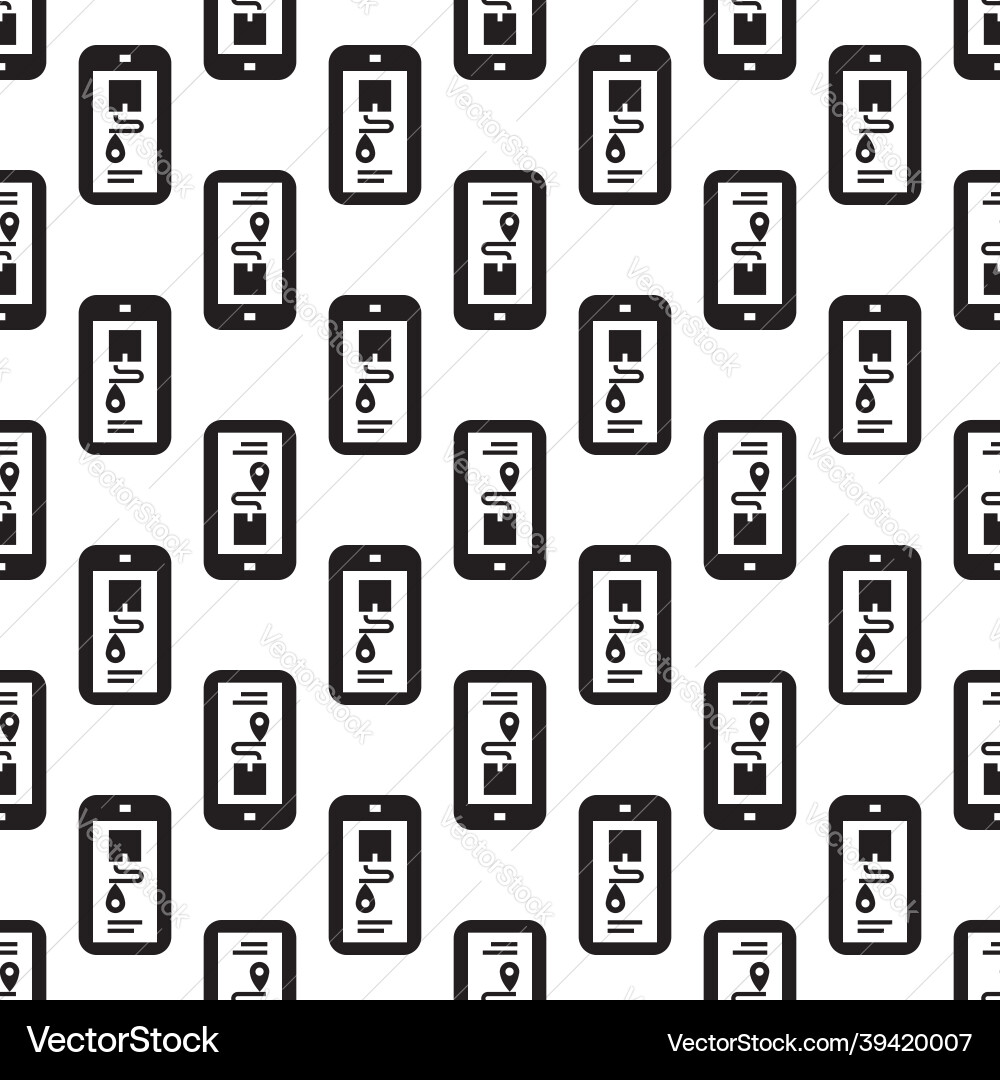 Smartphone track delivery box pattern seamless Smartphone track delivery box pattern seamless vector image