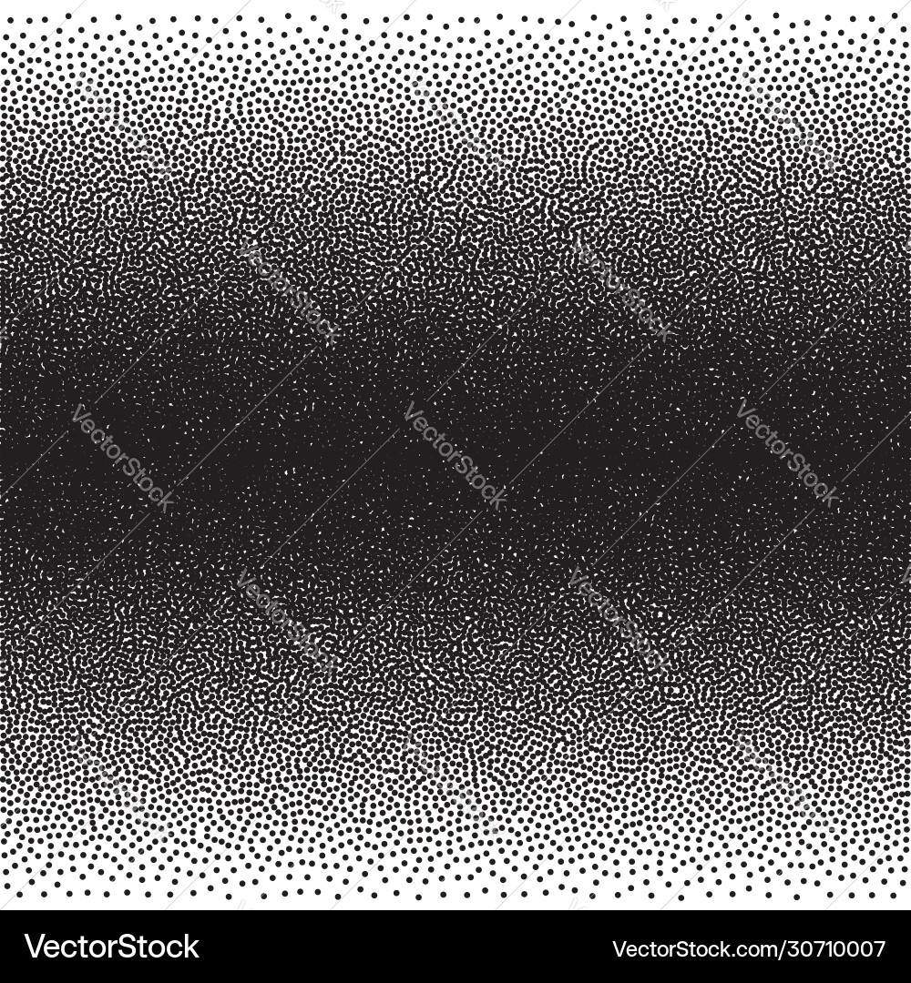 Stochastic raster halftone gradient print Vector Image