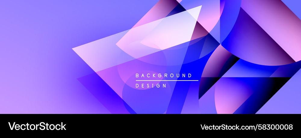 Abstract geometric shapes overlap creating Abstract geometric shapes overlap creating Vector Image