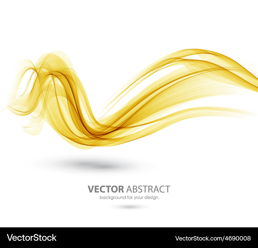 Abstract template background with wave Vector Image