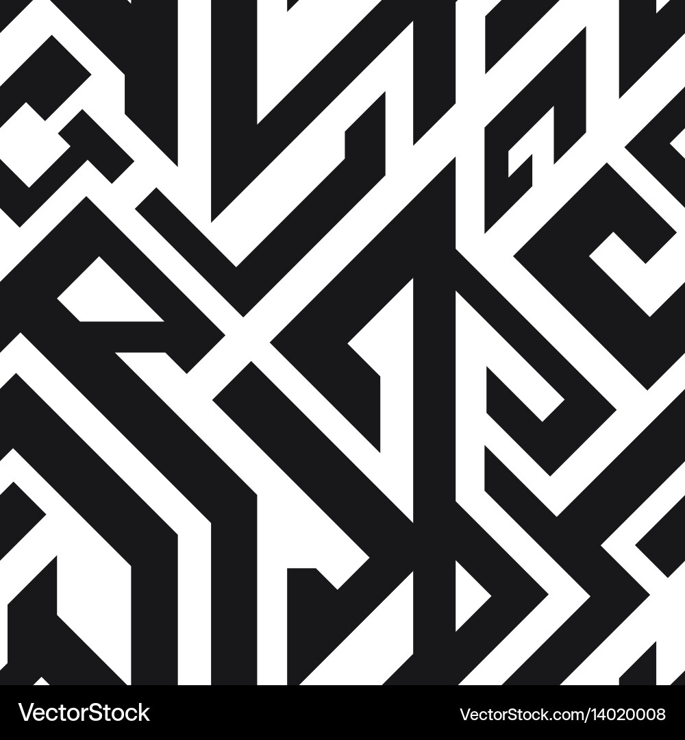 Complex Ancient Seamless Pattern vector image
