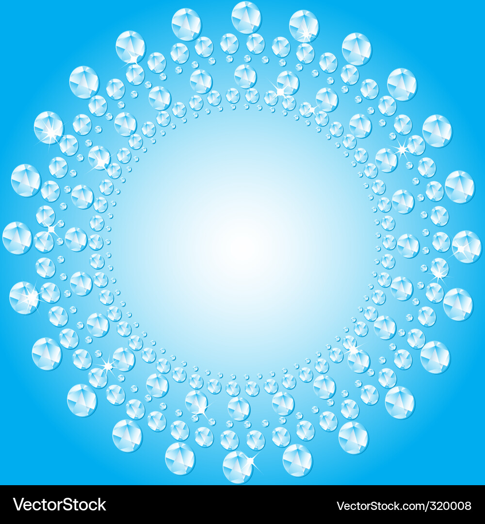 Diamond Border Pattern Vector Image