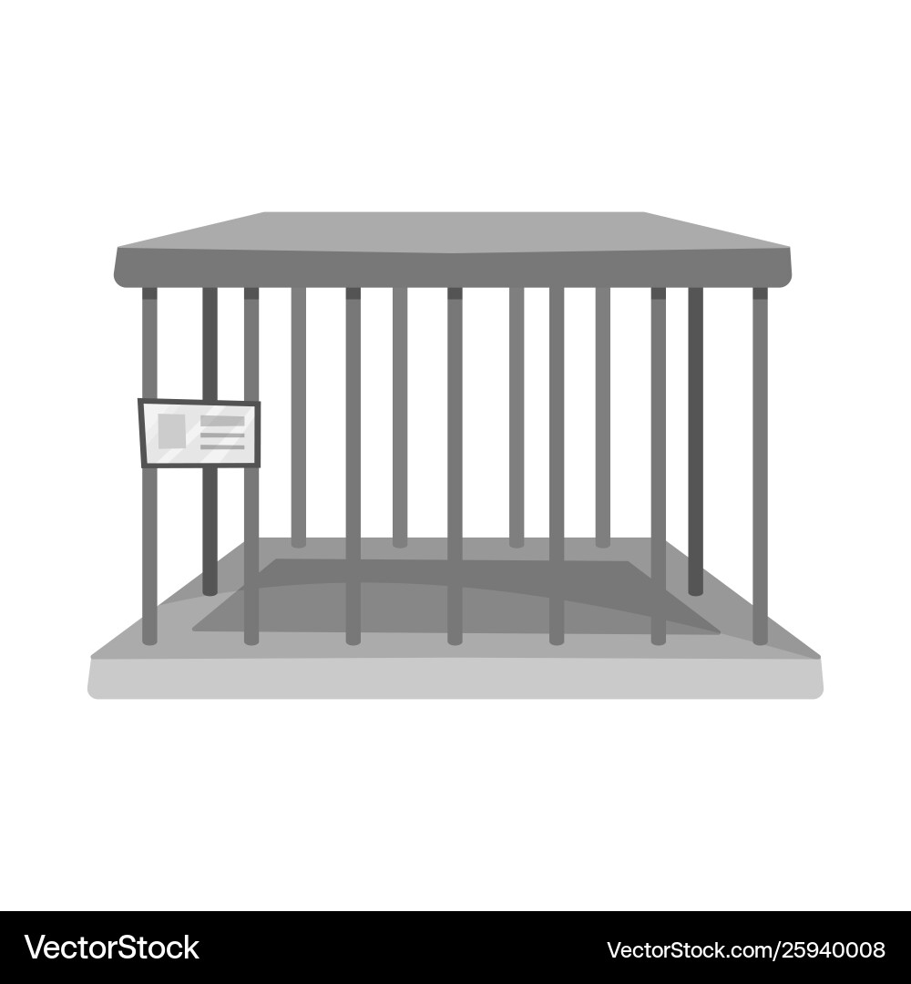Isolated object cell and empty sign collection vector image