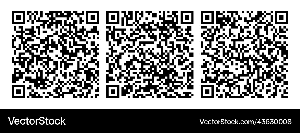 Qr code Qr code vector image