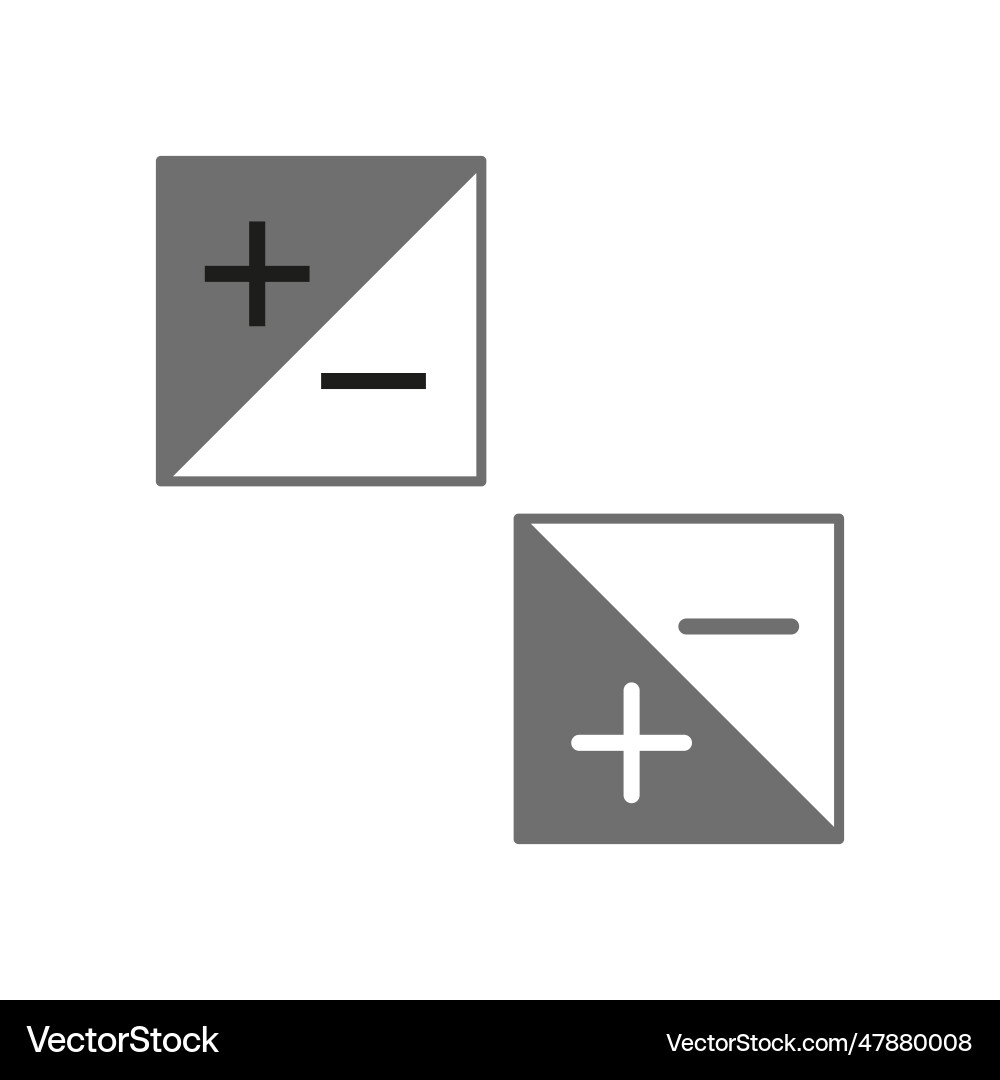Quantity of light settings for camera icon set Vector Image