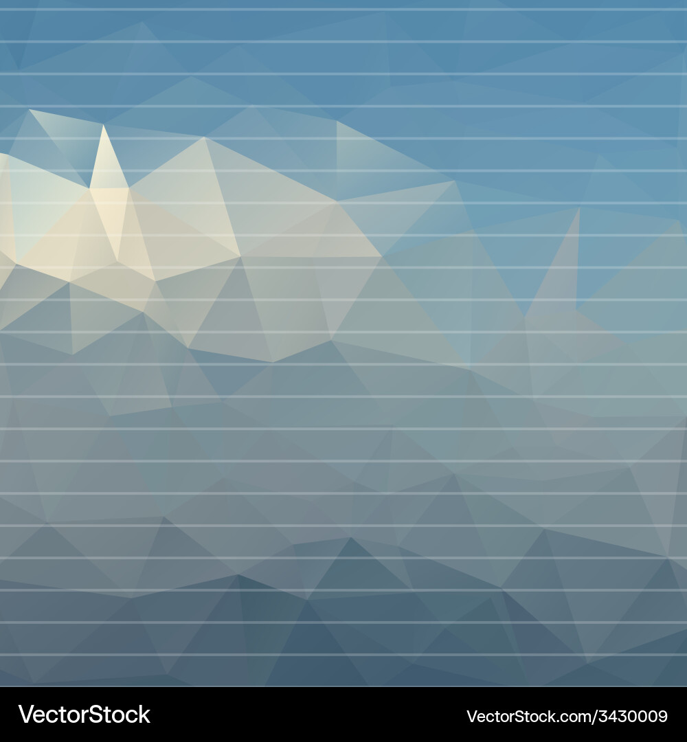 Abstract background with colored triangles Vector Image