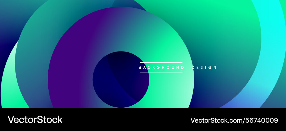 Abstract circles overlap creating vibrant Abstract circles overlap creating vibrant vector image