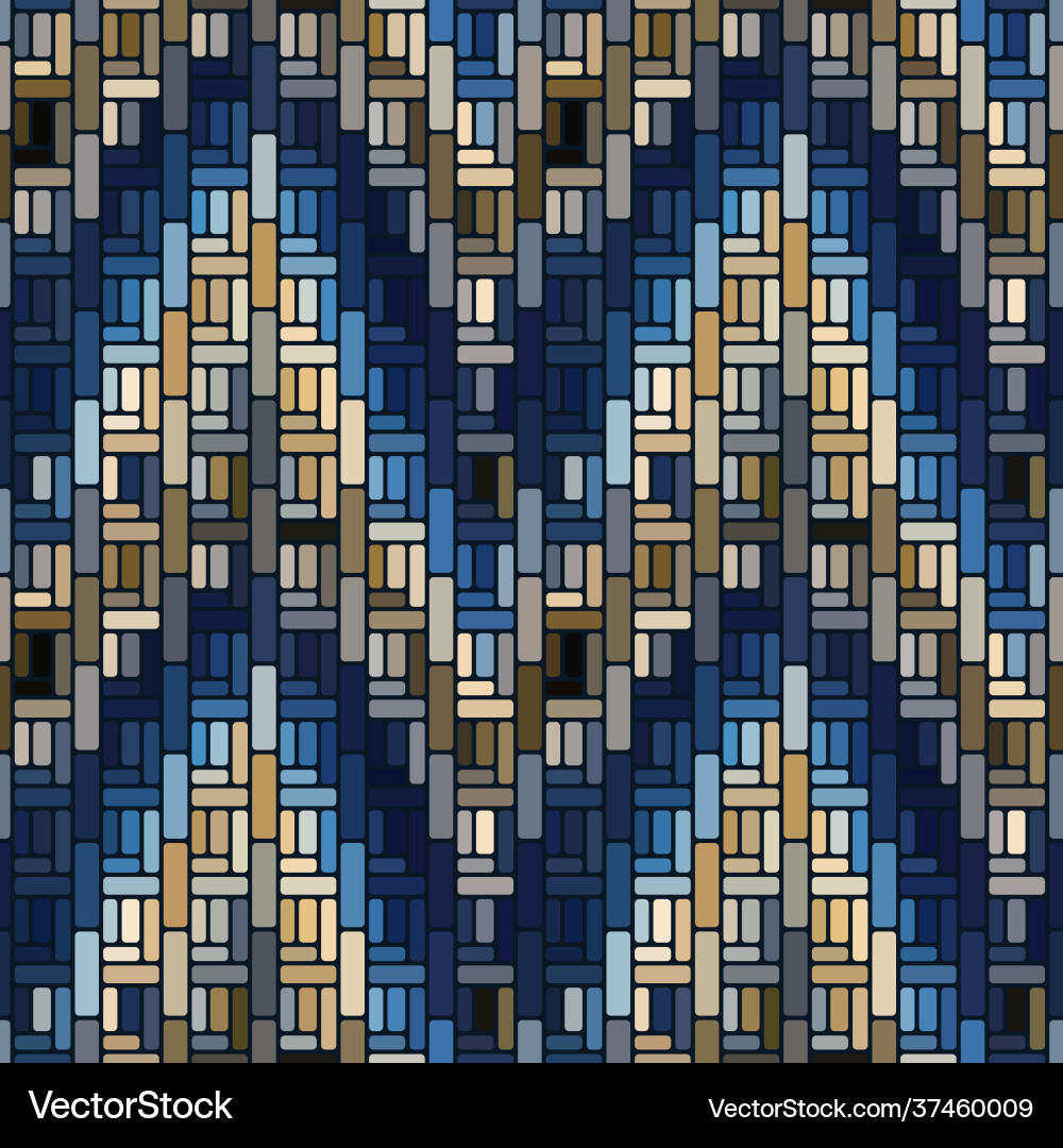 Bright abstract dynamic seamless pattern shapes vector image