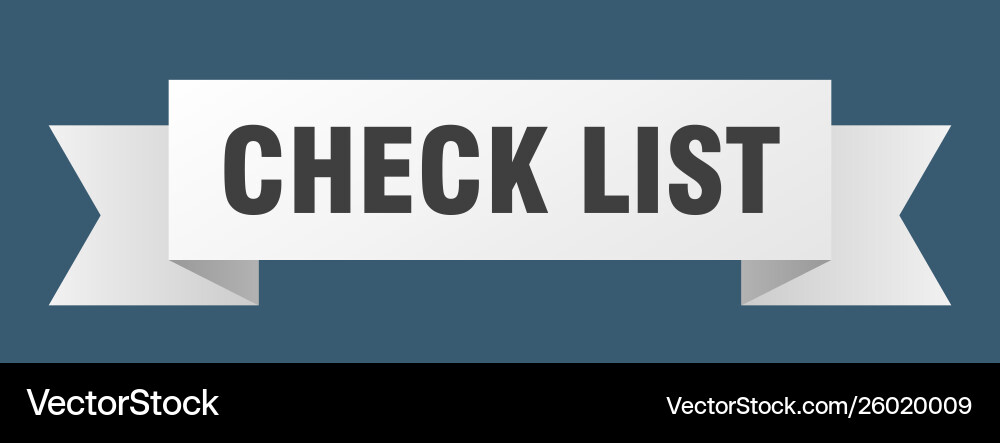 Check list vector image