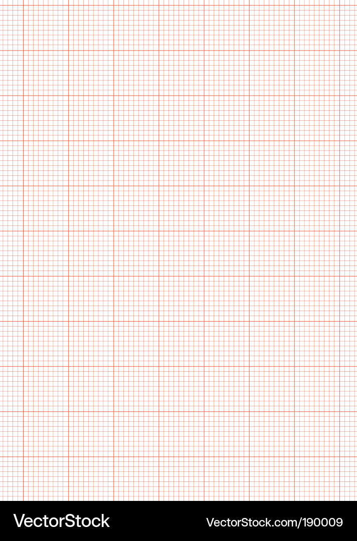 Graph Paper - Math & Science vector image