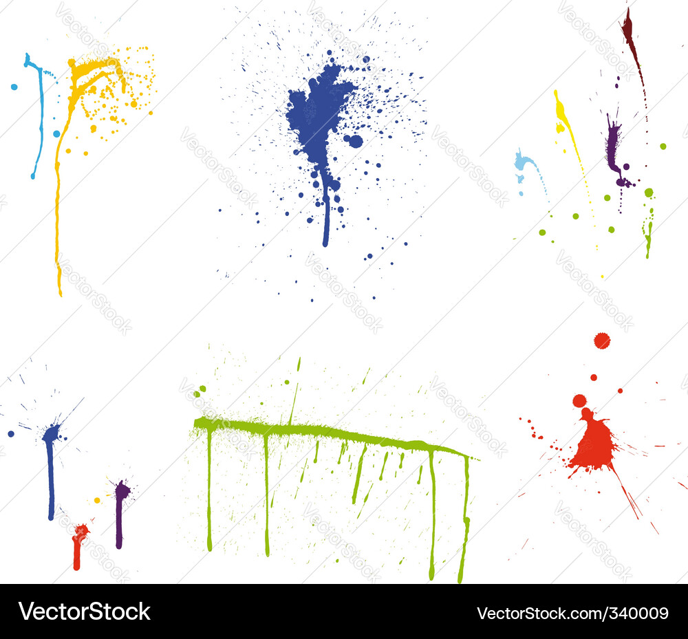 Grunge pattern set Vector Image