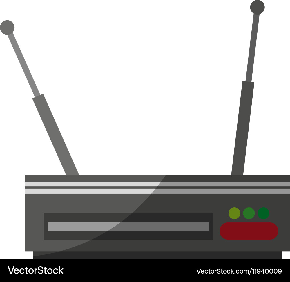 Isolated wifi device design vector image