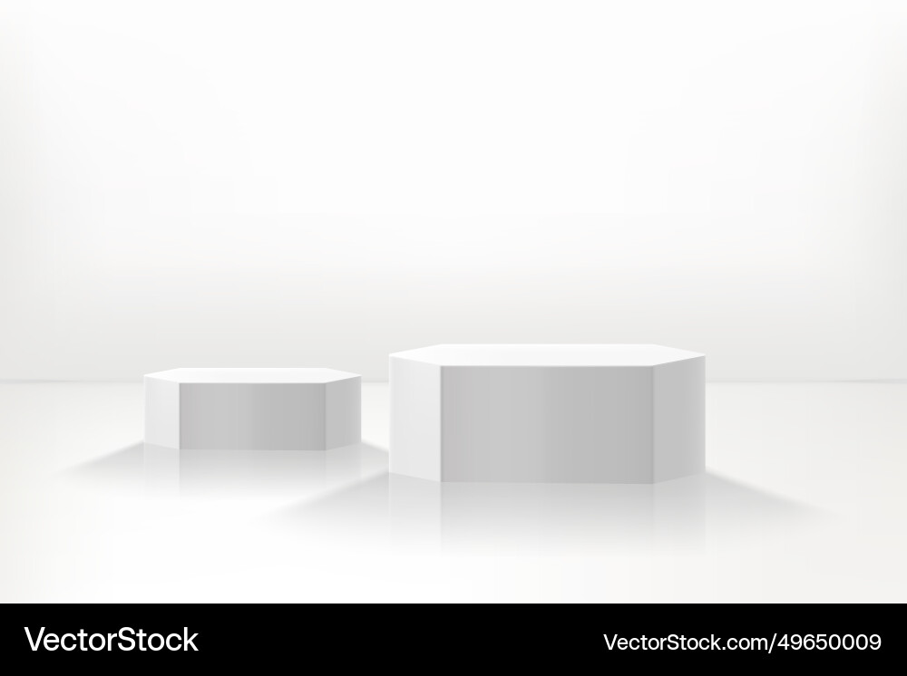 Realistic display 3d style for pruduct design Realistic display 3d style for pruduct design vector image