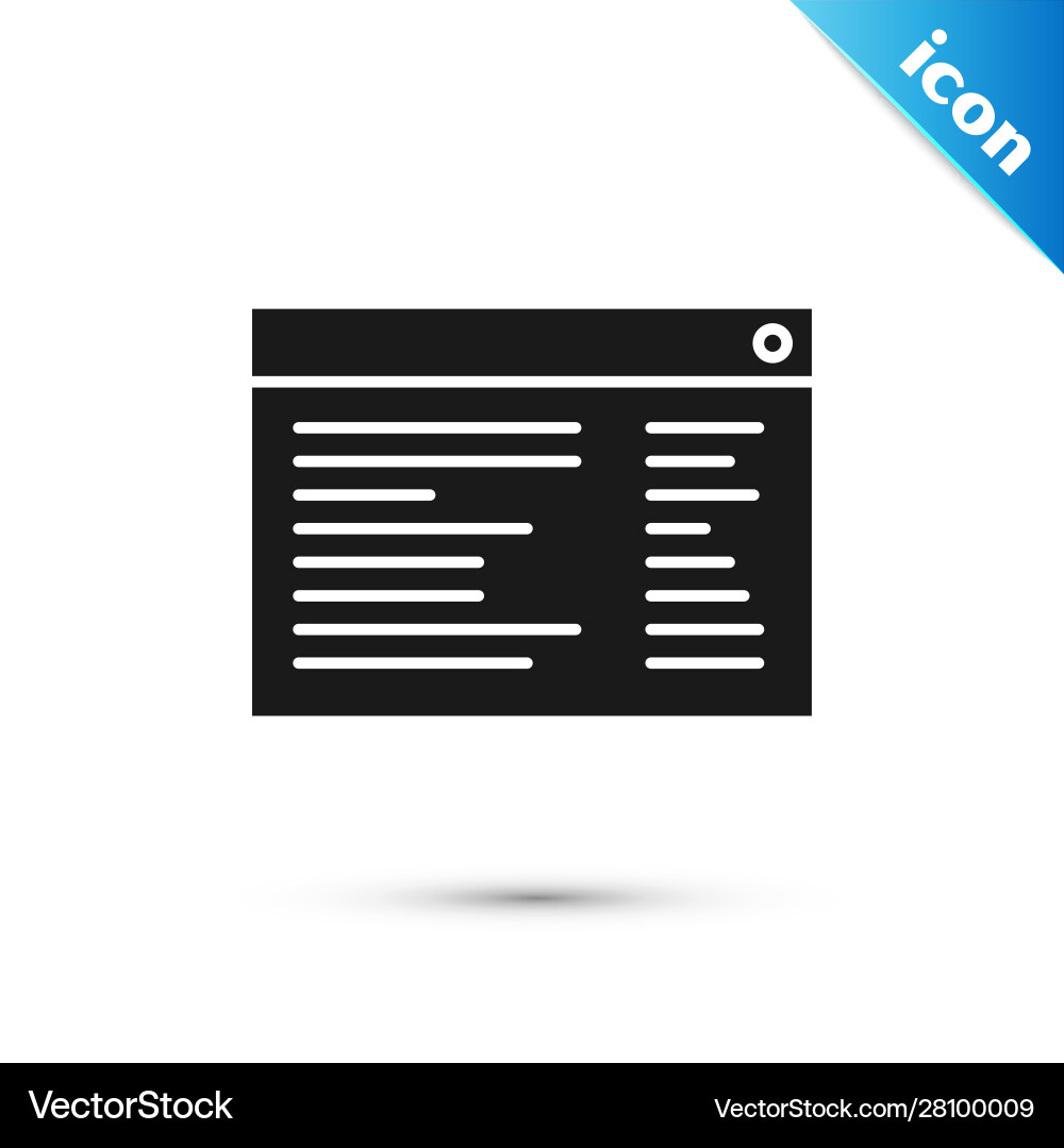 Schwarze Software Web-Entwickler Programmiercode Schwarze Software Web-Entwickler Programmiercode vektorbild