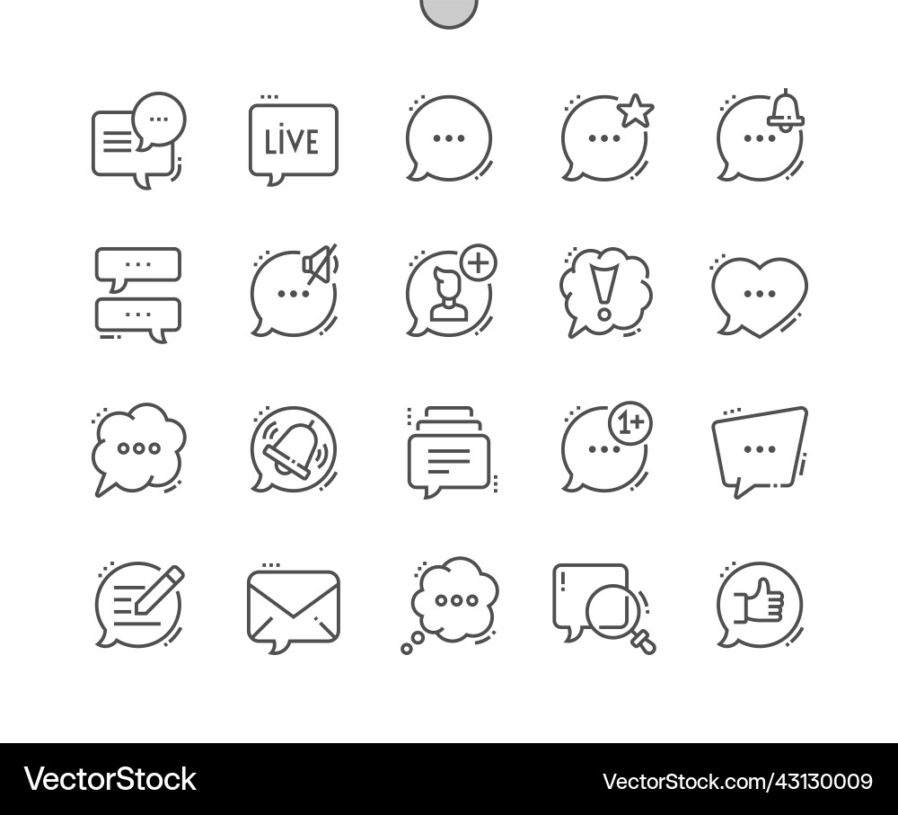 Speech bubbles chat and dialogue write message Speech bubbles chat and dialogue write message Vector Image