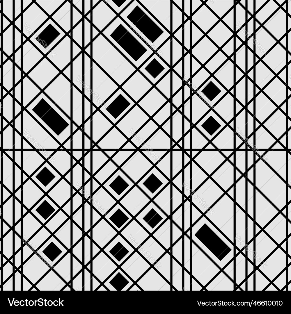 Abstract geometric seamless pattern image Vector Image