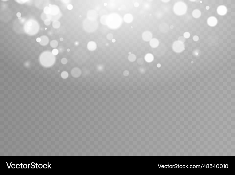 Dust light bokeh effect Dust light bokeh effect vector image