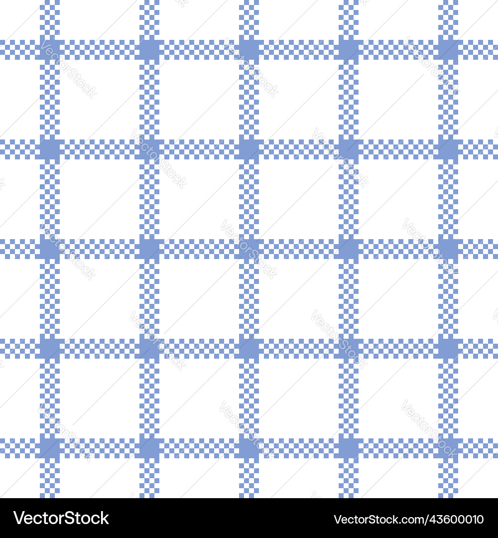 Light Blue Check Pattern vector image