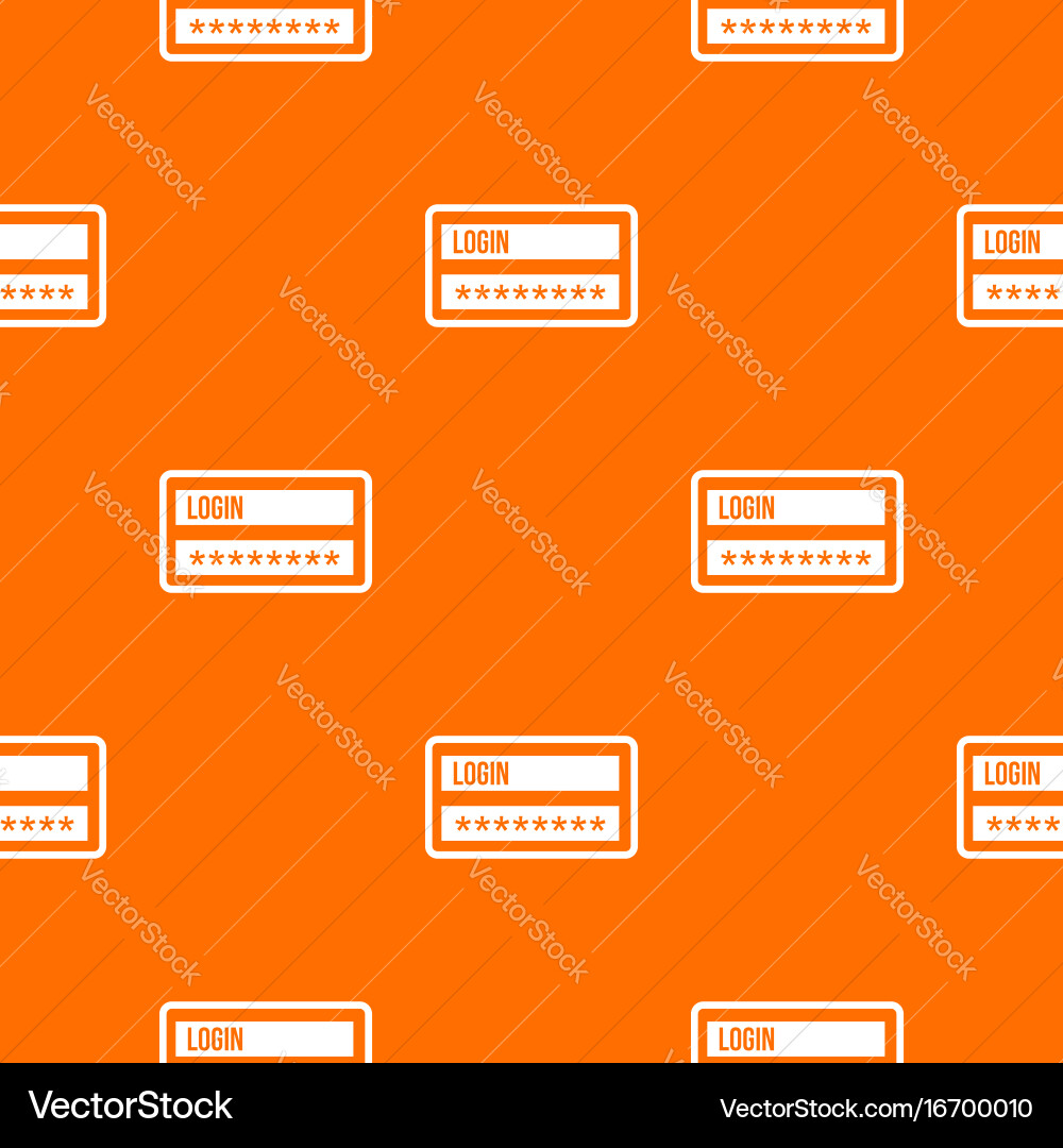 Login and password pattern seamless vector image