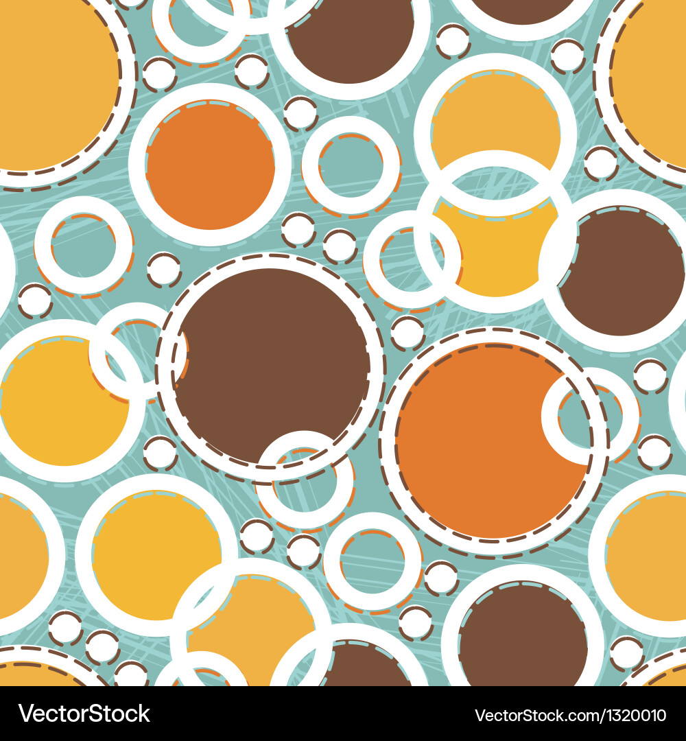 Retro pattern background vector image